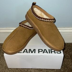 Fuzzy Suede Slippers